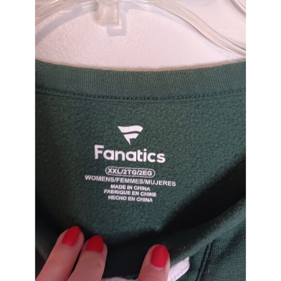 Fanatics Green Bay Packers Long Sleeve Fleece Lined Shirt Sz XXL Unisex - Picture 2 of 5